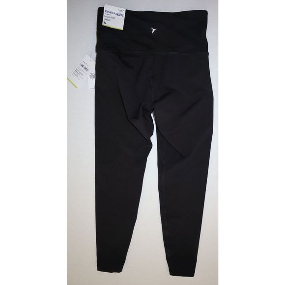 Old Navy Active Core Women's Sz S Black High-Rise Go-Dry 7/8 Ankle Leggings - Picture 2 of 7